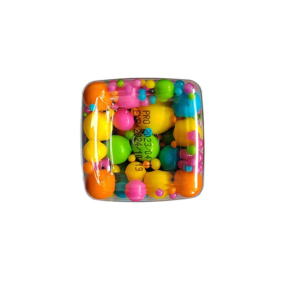 Edible Rainbow Sugar Pearls Candy Sprinkles 120G/ 4.23Ounce Baking Cake Sprinkles Cupcake and Cake Topper Cookie Decorations Wedding Party Valentines Halloween Christmas Supplies