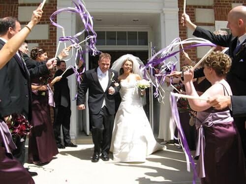 30 Pack Ribbon Wedding Wands Sticks Wedding Party Favors Streamers with Gold Bells Fairy Wand for Party Activities Baby Shower Holiday Celebration (Royal Blue)