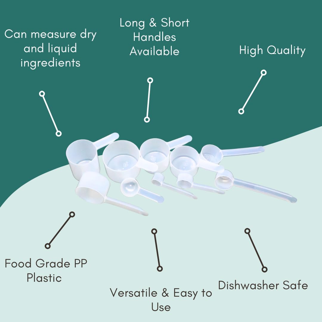 1 Teaspoon (1/3 Tablespoon | 5 mL) Long Handle Scoop for Measuring Coffee, Pet Food, Grains, Protein, Spices and Other Dry Goods (Pack of 1)