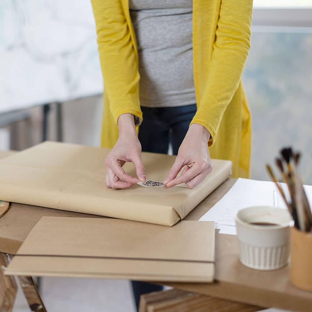 Custom Stickers 70-1000 Personalized Labels for Birthday Party Wedding, Customized Stickers for Business Logo(Flower)