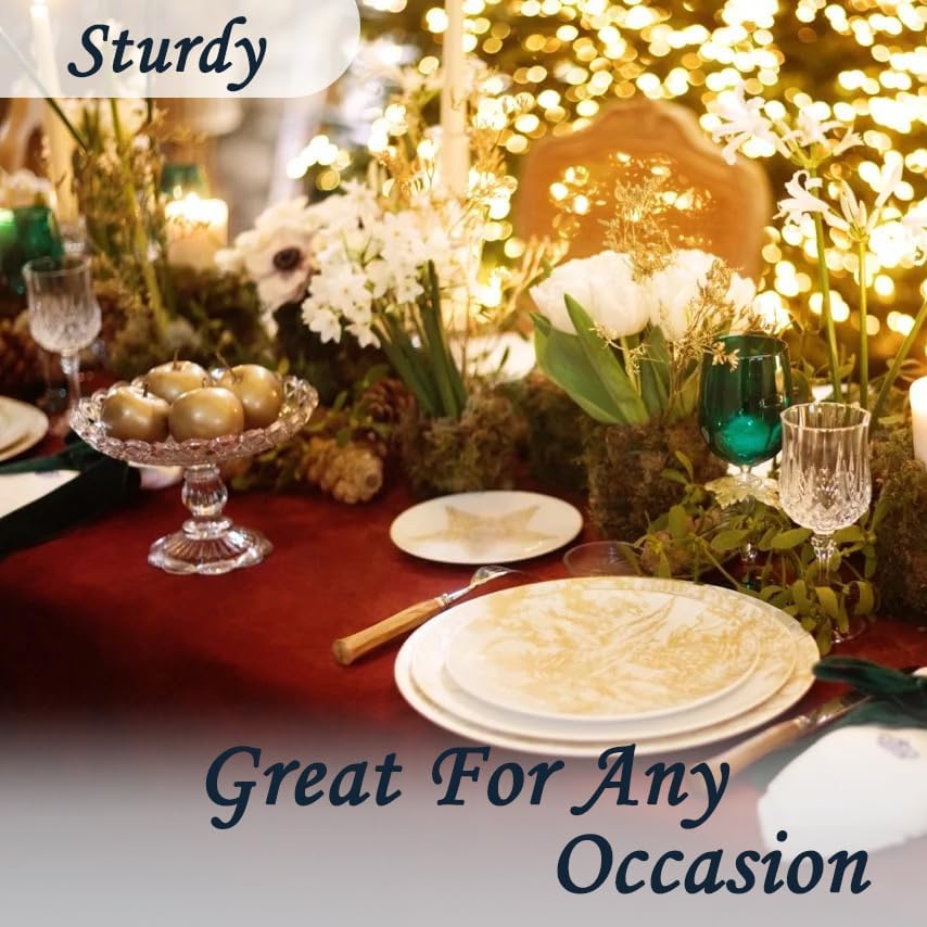 Plastic Wine Glasses,Plastic Goblets Vintage Style Cordial Drinking Glasses for Wedding Reception, Grand Event Party Supplies (48, transparent)