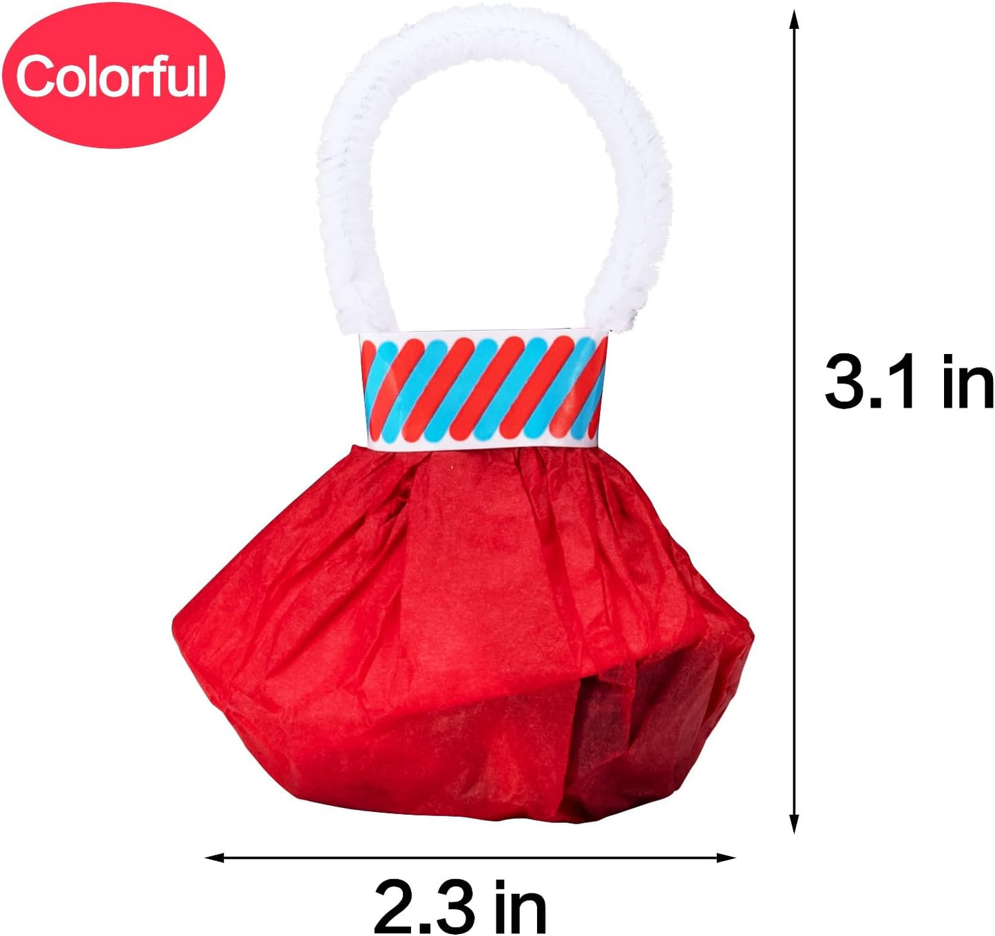 Confetti Poppers, 20Pack Plastic No Mess Streamers, Party Poppers for Birthday,Wedding,Celebrations,Graduation Party (Colorful, 20 Pack)