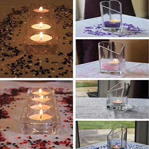 10000 pcs/Pack Wedding Table Scatter Confetti Crystals Acrylic Diamonds Vase Fillers 4.5 mm Rhinestones for Wedding, Bridal Shower, Vase Beads Decorations (Light yellow)