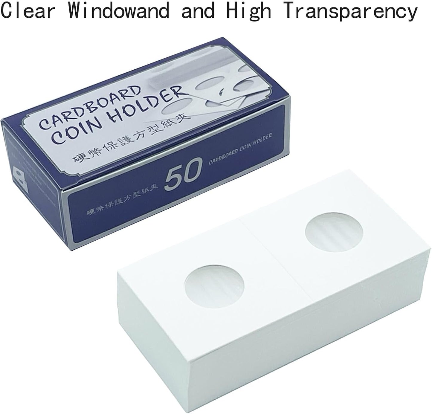 200 PCS Premium Cardboard Coin Flips 2 x 2 inch Coin Collection Supplies for Dime, Mylar Coin Flips Coin Holders for Collectors (Dime Coin Flips)