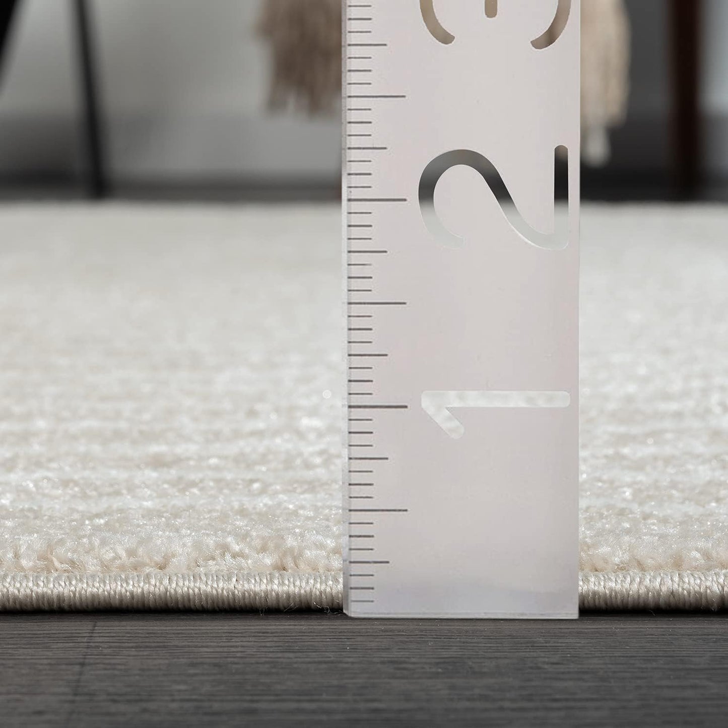 Abani Area Rug for Living Room -Nuevo 5' x 8' Beige Arch Pattern Area Rug, Soft and Durable Living Room Rug, Stain and Fade Resistant, Chic Modern Design, Pet & Kid Friendly