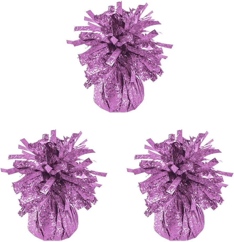 PMU 3 Pcs Kisses Balloon Weights - Decorative Balloon Weight for Christmas, Thanksgiving, Birthday, Party Favors, Wedding & Baby Shower - 6oz. Light Pink, Pkg/3