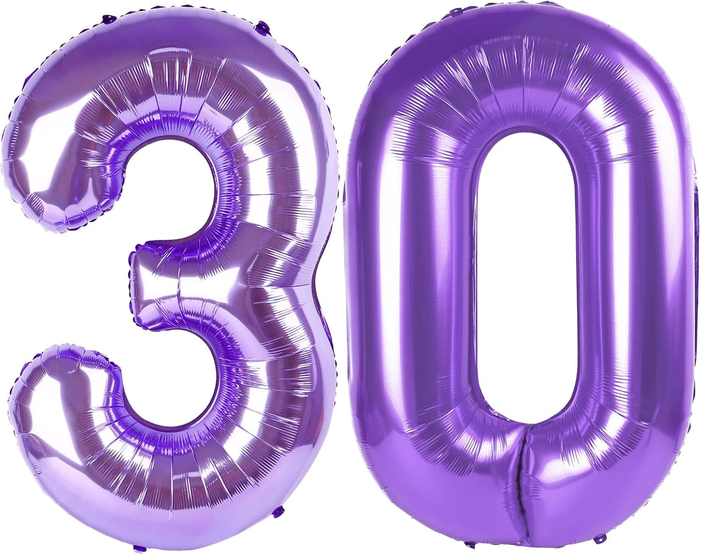 Purple Number 30 Balloon