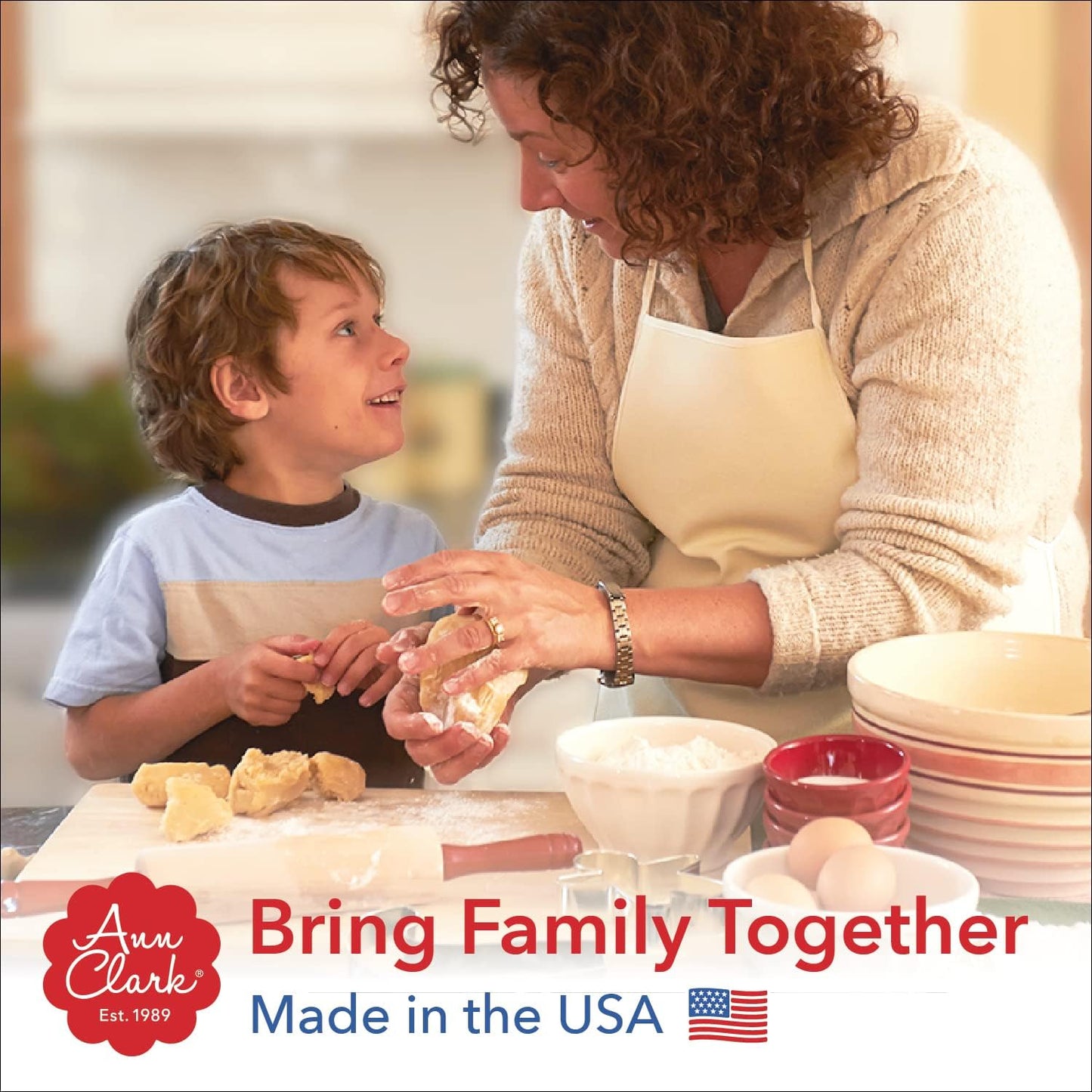 Ann Clark Cookie Cutters Wedding Cookie Cutters 5-Pc Set Made in the USA, Square Plaque, Wedding Cake, Wedding Dress, Diamond Ring, Double Heart