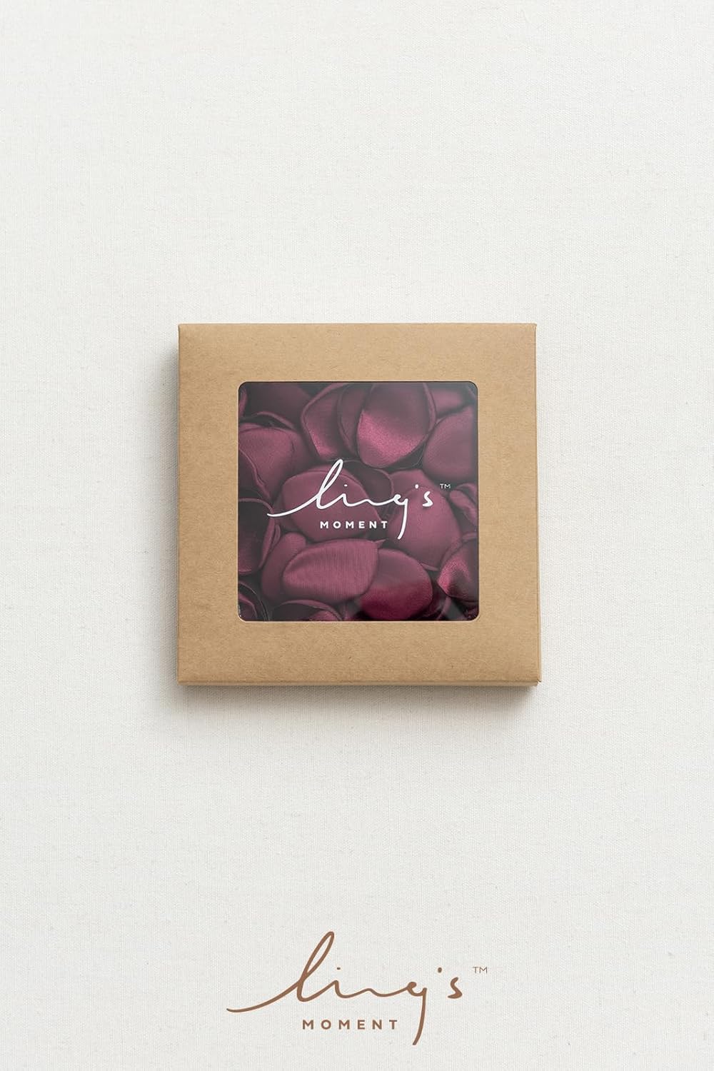 Ling's Moment 200pcs Rose Petals, Silk Flower Petals for Wedding/Aisle/Flower Girl Baskets/Table Centerpiece Décor,etc.Red Burgundy