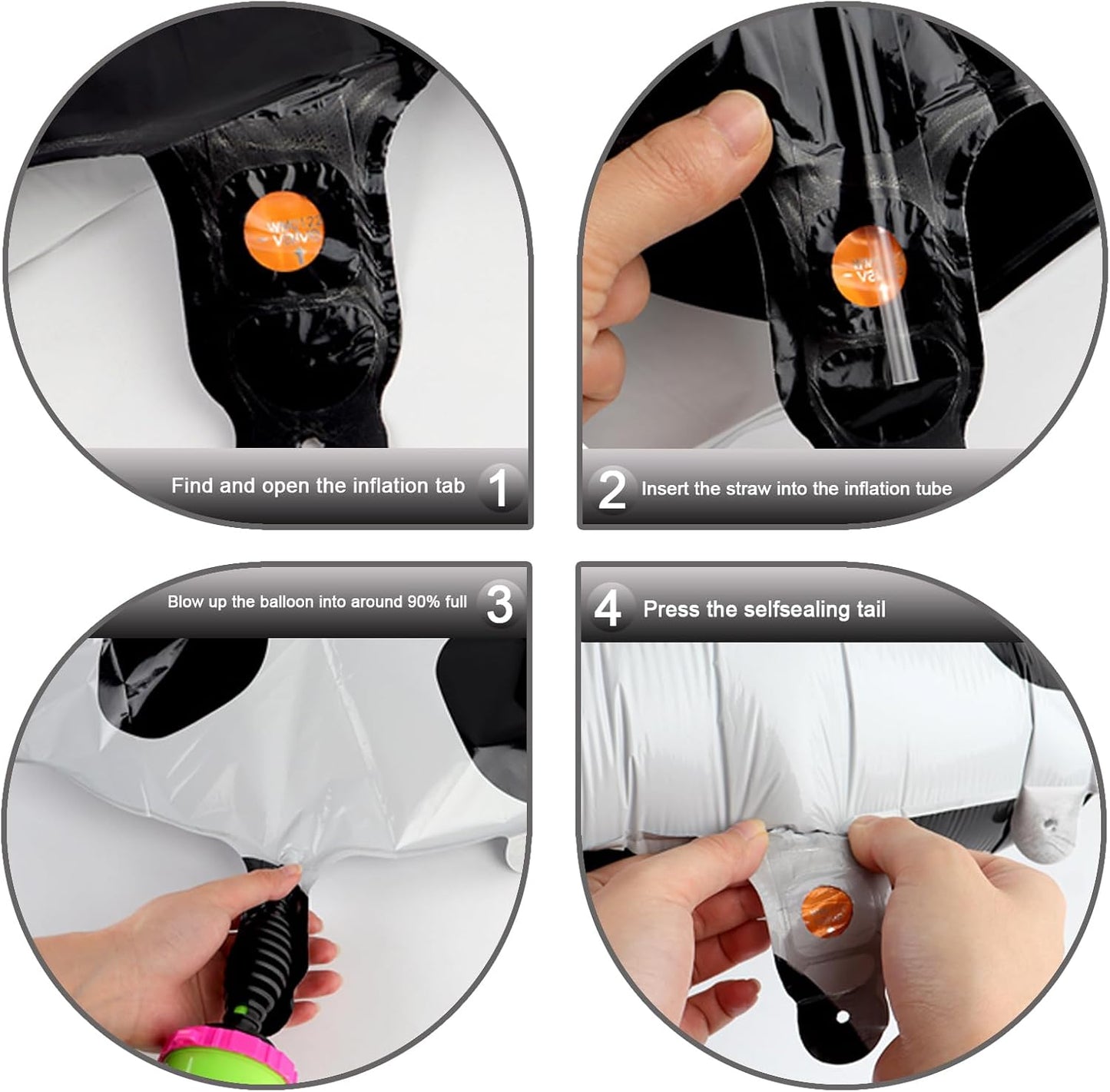 Cow Print Number 7 Birthday Balloon 40 Inch, Digital Balloons for 7 17 27 70 77 Party Celebration Decorations Supplies, Mylar Foil Numbers Balloon for Seven Wedding Anniversary