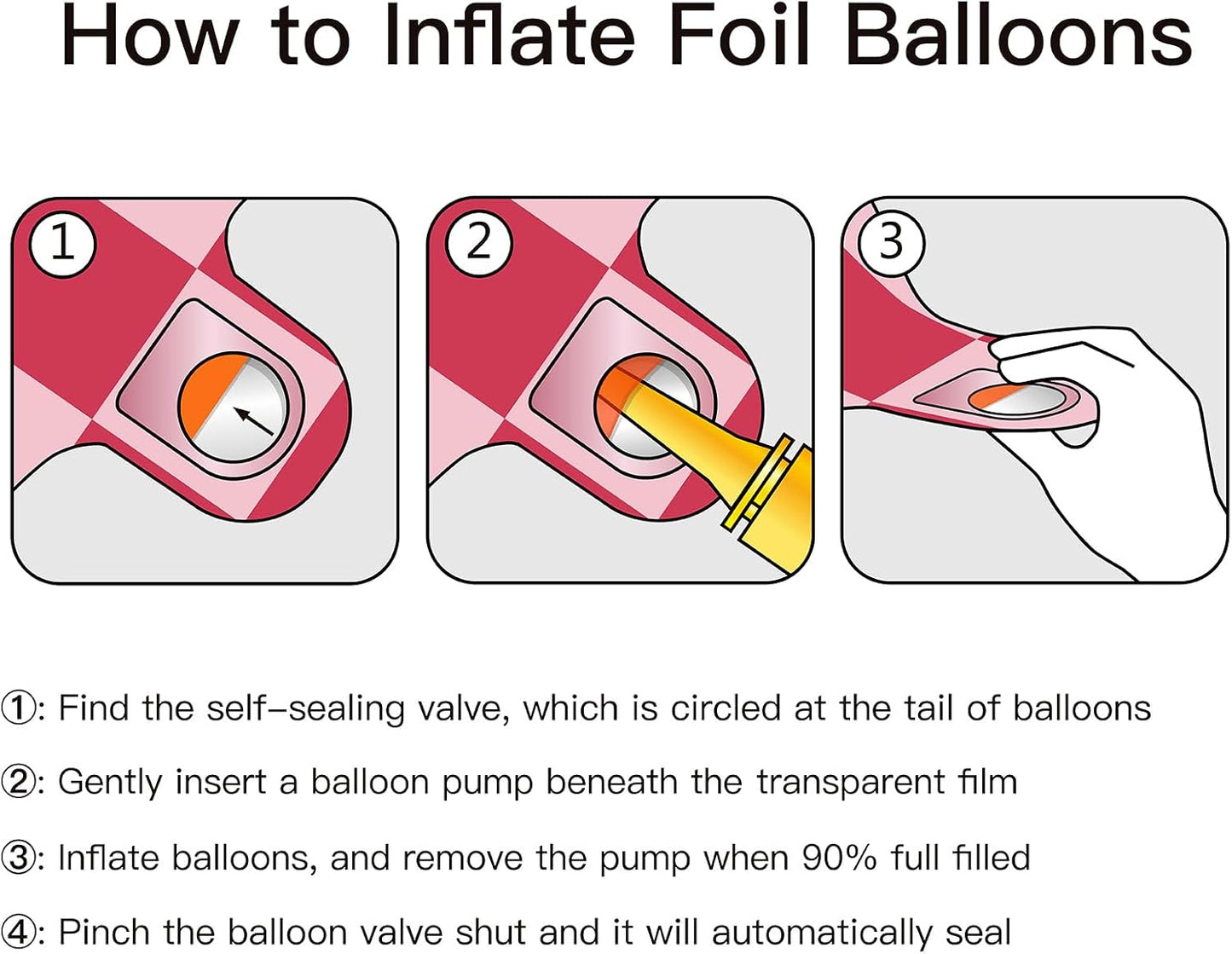 40 Inch Pink Checkered 0 Balloon Large Hot Pink Number Balloons for Girls Pink Birthday Decorations Pink Number 0 Balloon