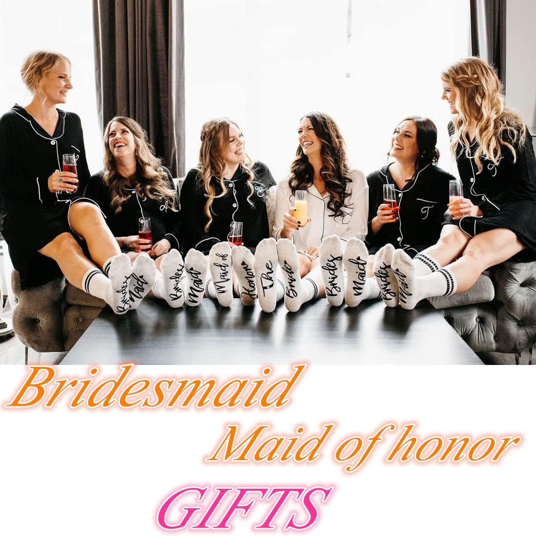 Bridesmaid Gifts For Women Wedding Gifts Proposal Set Bachelorette Party Favors Decorations Bride Socks…