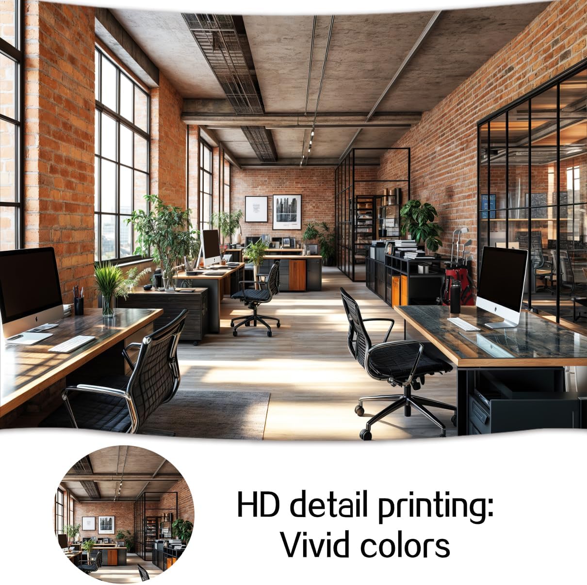 9X6ft Office Video Photo Backdrop Photography Background for Recording Conference, Zoom Home Podcast Backdrops Photo Booth Prop Decorations Wall Decor Tablecloth