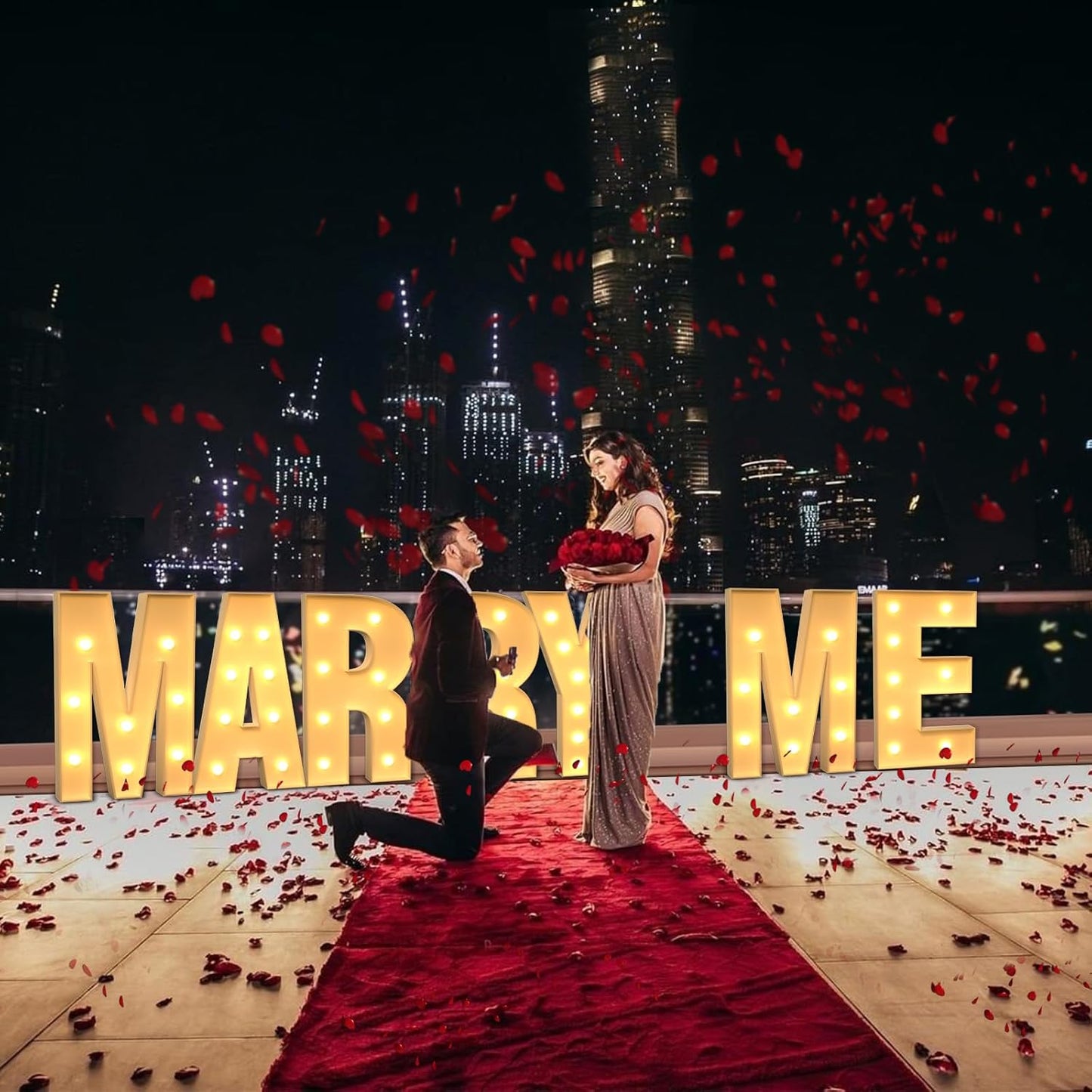 Marquee Letters 4 Feet Tall Large Light Up Letters C Happy Birthday Decorations Marry Me Engagement Party Decor Yellow Light Birthday Decorations Balloon Arch Kit Foam Sign C