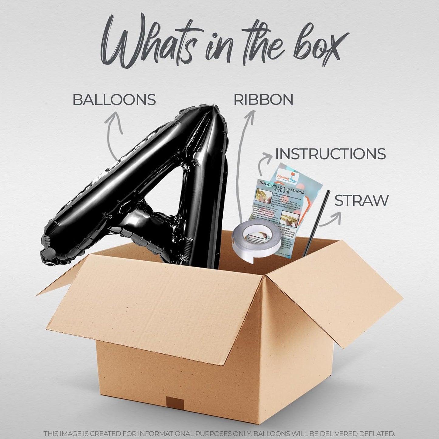 Letter Balloons - LETS GO GIRLS 16" Inch Alphabet Letters Foil Mylar Balloon Bachelorette or Hen Party Banner (Black)