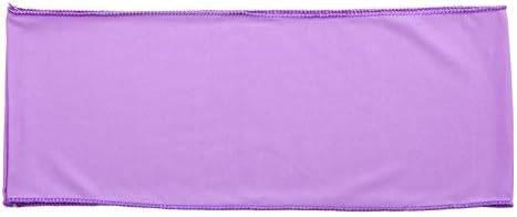 VDS Pack of 50 PCS | Light Purple | Spandex Chair Sashes Bows Without Buckle | Stretch Elastic Banquet Universal Folding Chair Band Tie with for Wedding Party Conference Celebration Event Decoration