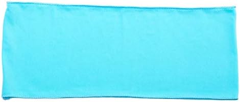 VDS Pack of 300 PCS | Aqua Blue| Spandex Chair Sashes Bows Without Buckle | Stretch Elastic Banquet Universal Folding Chair Band Tie with for Wedding Party Conference Celebration Event Decoration