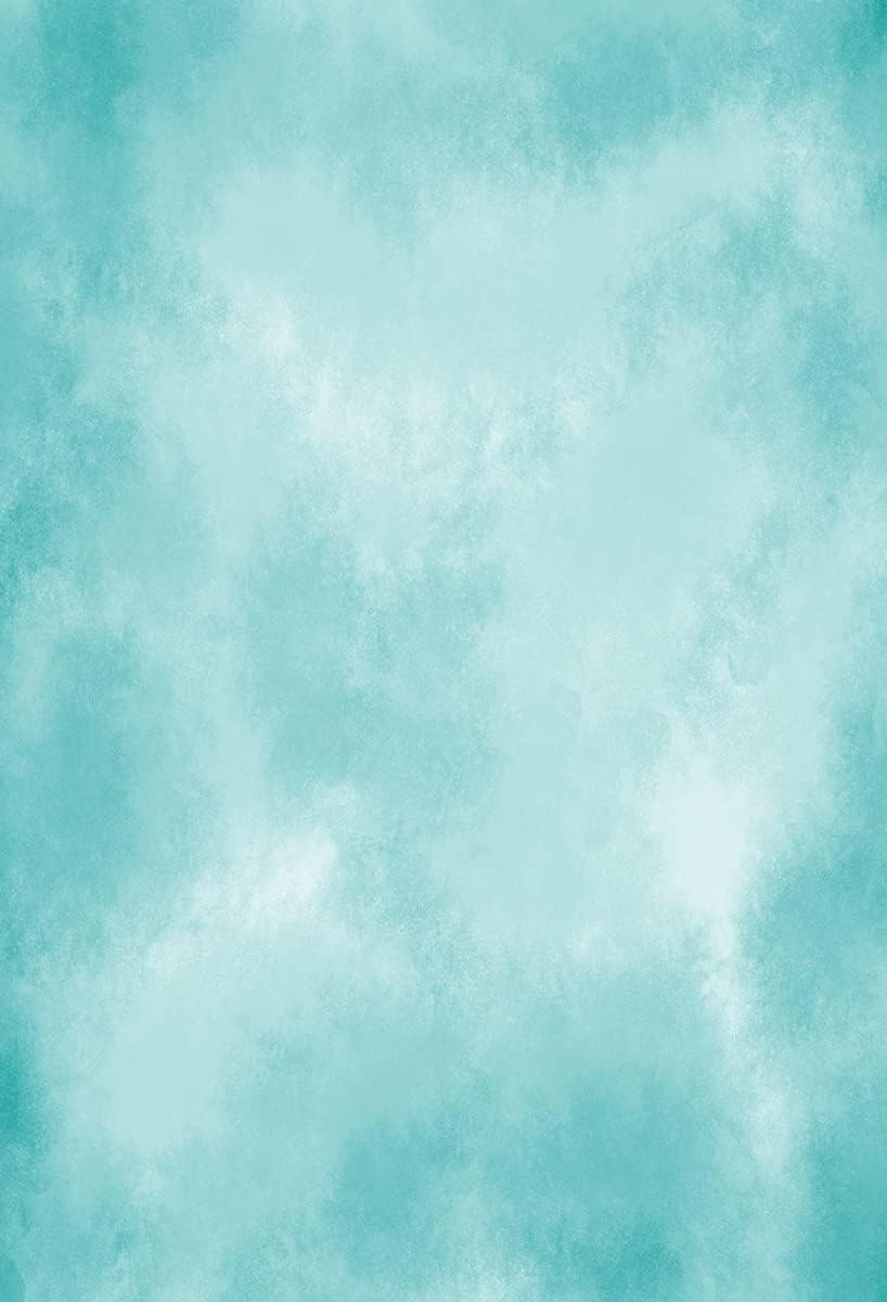 3x5ft Aqua Abstract Solid Photography Backdrops Gradient Portrait Photo Booth Background for Photographyer