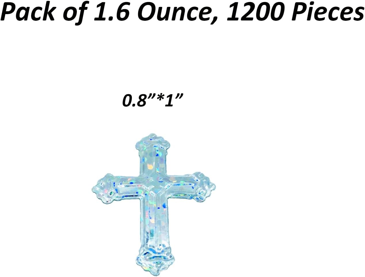 Confetti Crossed Sequins Table Confetti Metallic Foil Sprinkles or DIY for Thanksgiving Birthday Bachelorette Wedding Engagement Bridal Shower Party Favors(Crossed Silver)