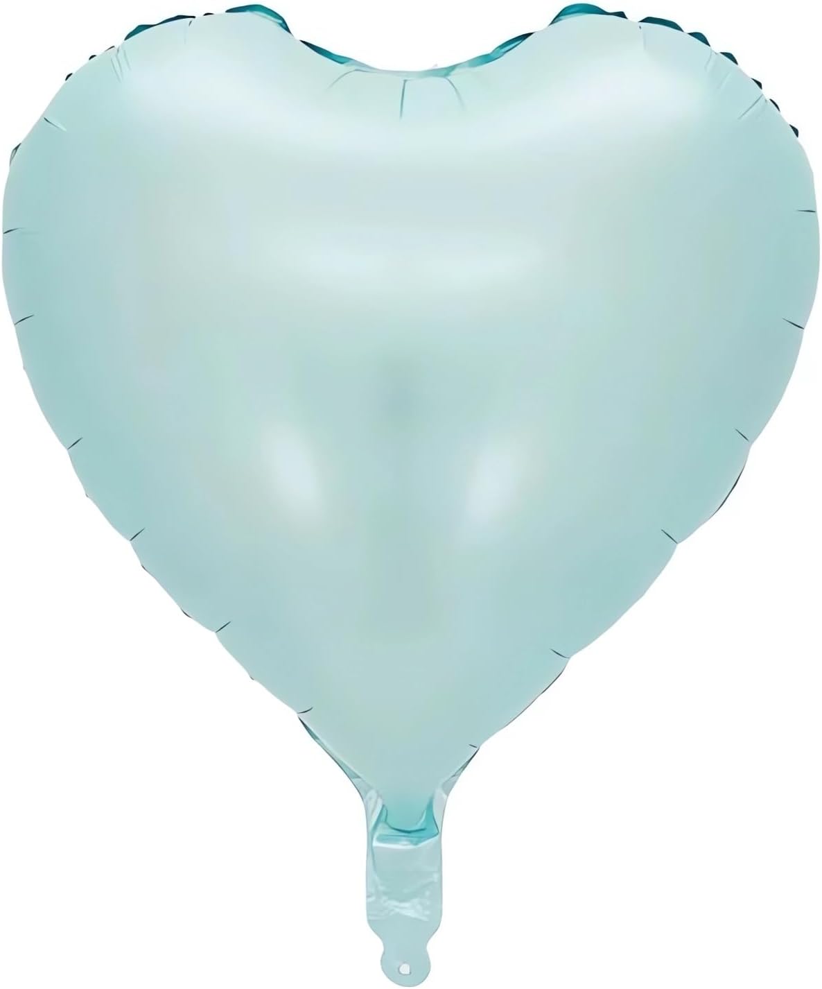 10Pcs Baby Blue Foil Heart Shaped Balloons 18 Inch Light Blue Heart Balloons For Baby Shower Wedding Valentine Decorations Love Balloons Party Decorations