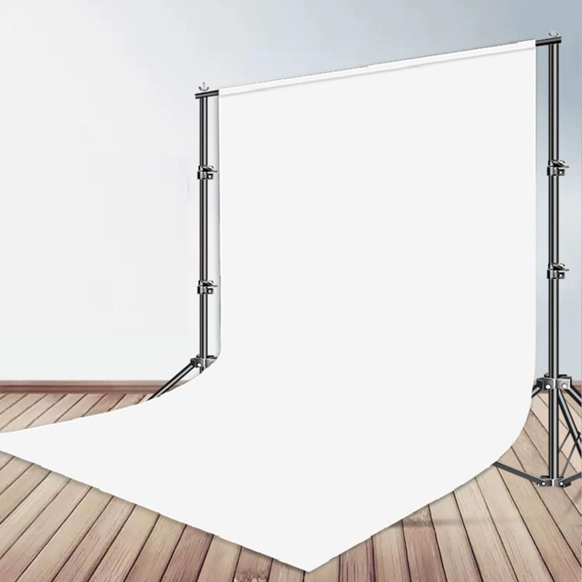 Solid Photography Backdrop Background Chromakey Muslin Portrait Background Screen for Photo Video Studio… (White, 10x12ft)
