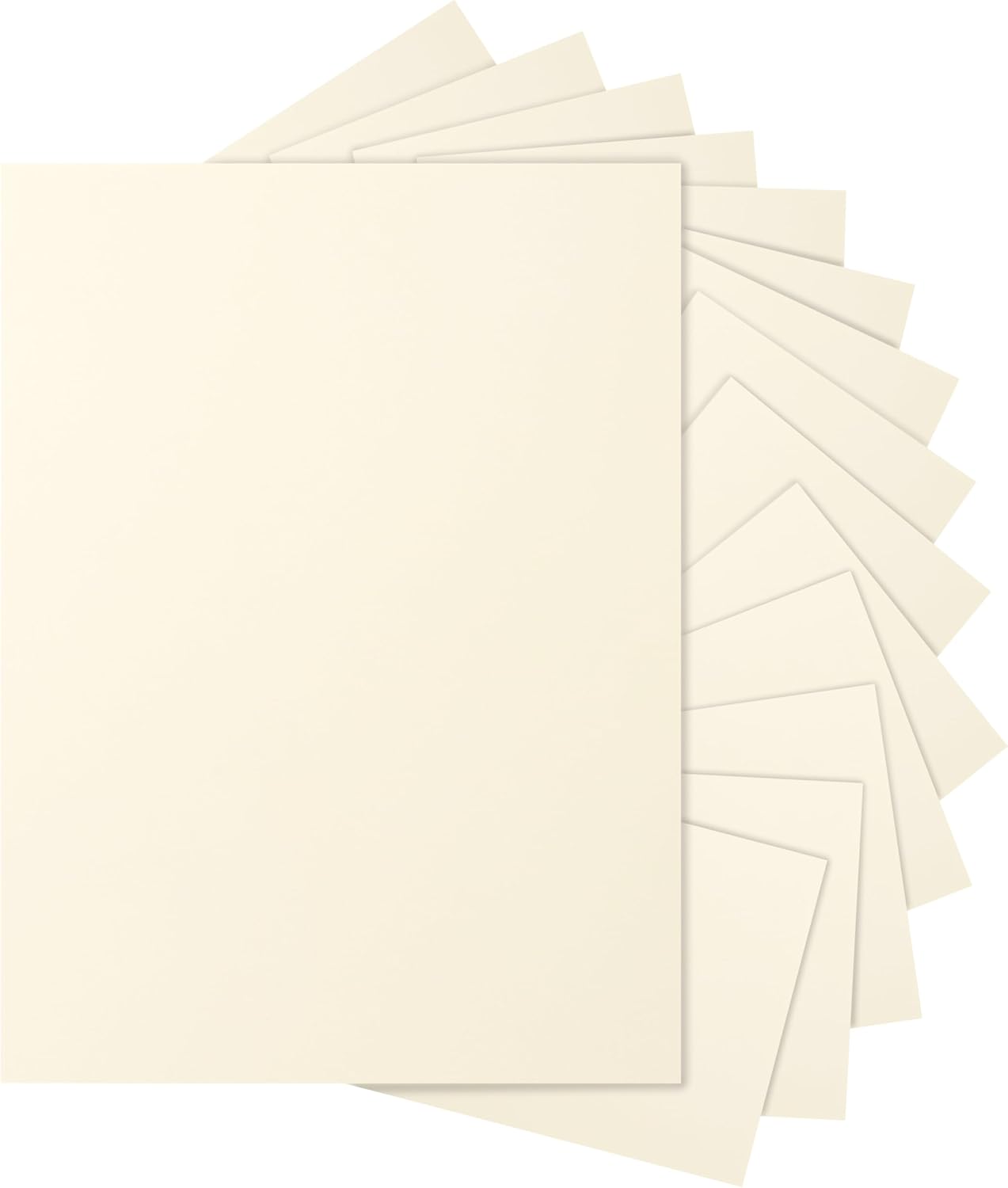 120 Sheets Cream Cardstock 8.5 x 11 Off White Paper, 92lb Ivory Card stock Certificate Paper for DIY Cards Making, Menus, Business Cards, Greeting Cards, Invitations