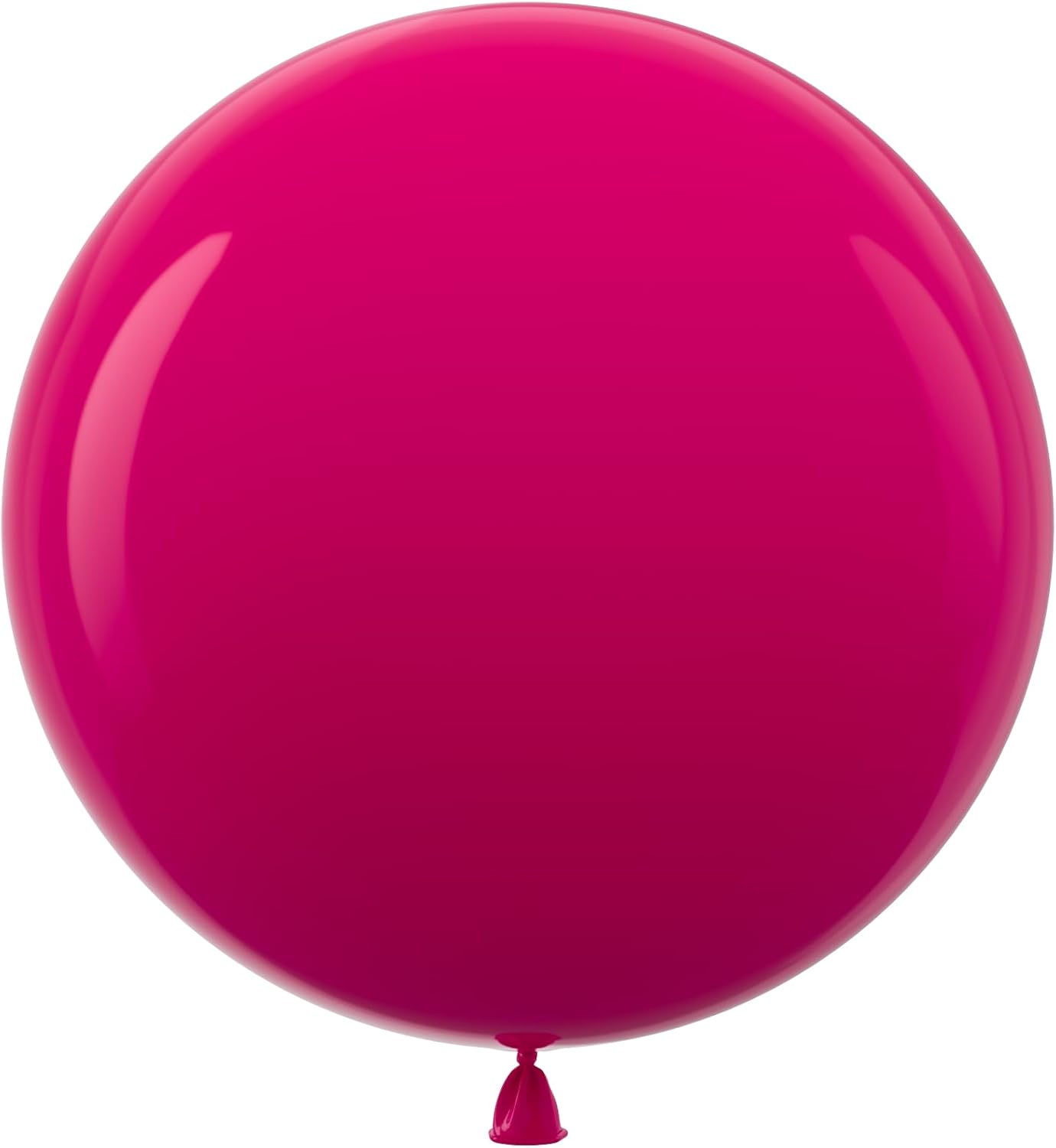 Bezente Hot Pink Giant Balloons 36 Inch - 8 Pack Jumbo Pink Balloons Large Round Hot Pink Latex Balloon for Wedding Bridal Shower Valentine's Day Birthday Party Backdrop Decorations