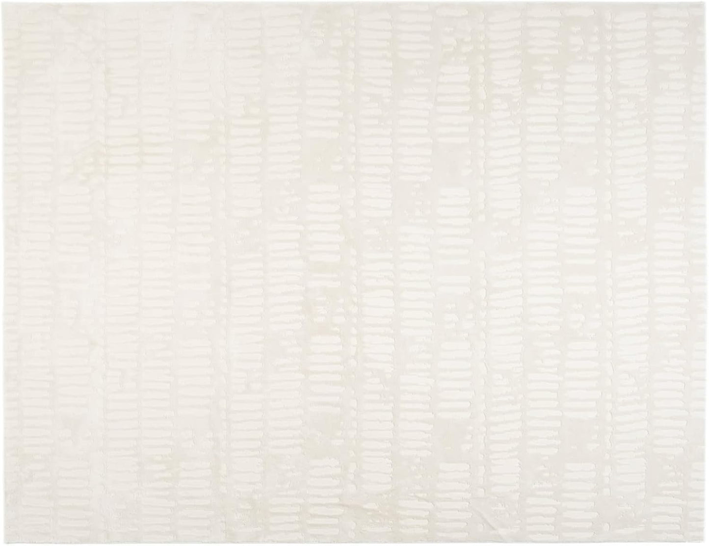 Revival Rugs Shell 7'10"x10' Washable Area Rug for Living Room Bedroom - 100% Recycled Oeko-TEX Certified, Medium Pile, Beige, Cream