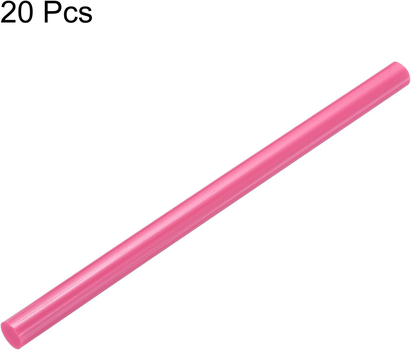 uxcell 20pcs Hot Glue Sticks for Glue Gun 11mm/0.43-inch x 8-inch Mini Hot Melt Adhesive Glue Stick Pink