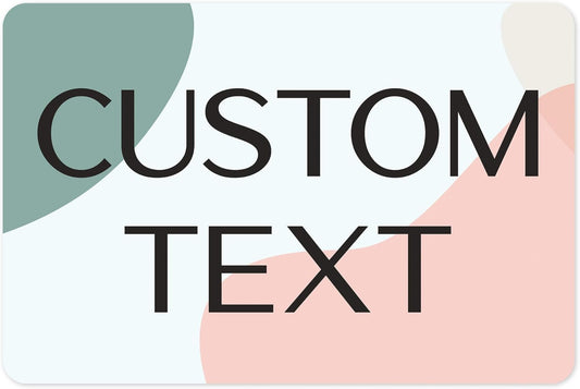 Custom Sign, Custom Street Sign, 11 Font Colors, 13 Font Styles, 4 Hole Options, 22 Sizes, 12x18 Inches, Rust Free DiBound, Fade Resistant, Made in USA by My Sign Center (Minimalist)