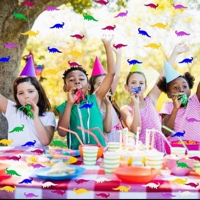 Confetti Dinosaur Confetti Table Metallic Foil Scatter Dino Baby Shower Birthday Theme Party Celebrations Table Decoration Arts Crafts DIY for Little Kids Children Girl Party Favor(Dinosaur)