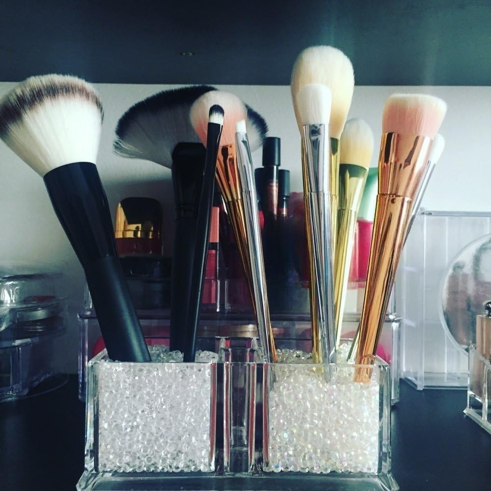 5000 pcs/Pack Wedding Table Scatter Confetti Crystals Acrylic Diamonds 6 mm Rhinestones for Wedding, Bridal Shower, Vase Beads Decorations (6mm, Coffee)