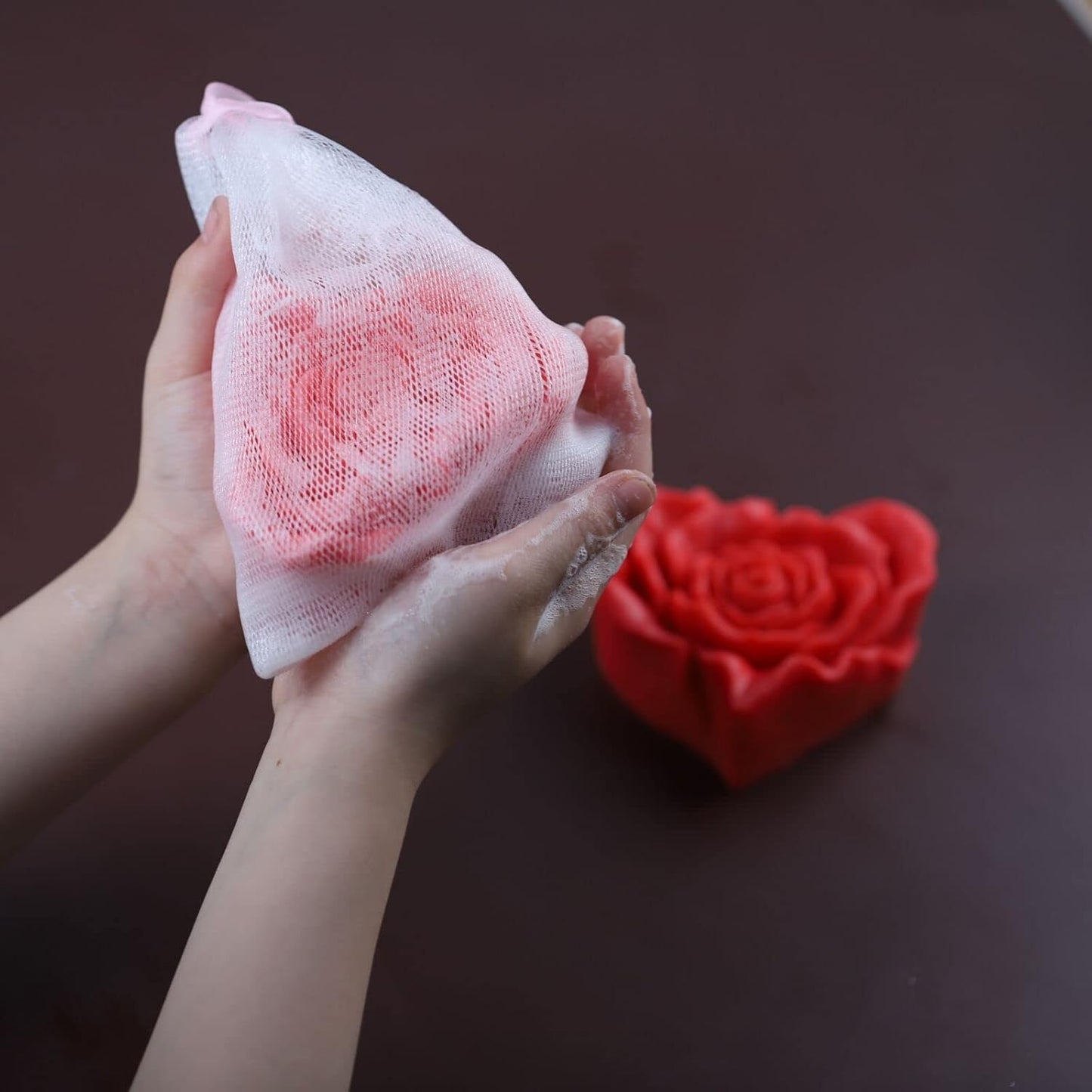 3.5 inch Rose Flower Mold Handmade Rose Soap Mold Peony Silicone Mold for Resin Candle Mold Rose Flower Cake Decoration Mold Weave Rose Flower Mold Round Shape Soap Mold