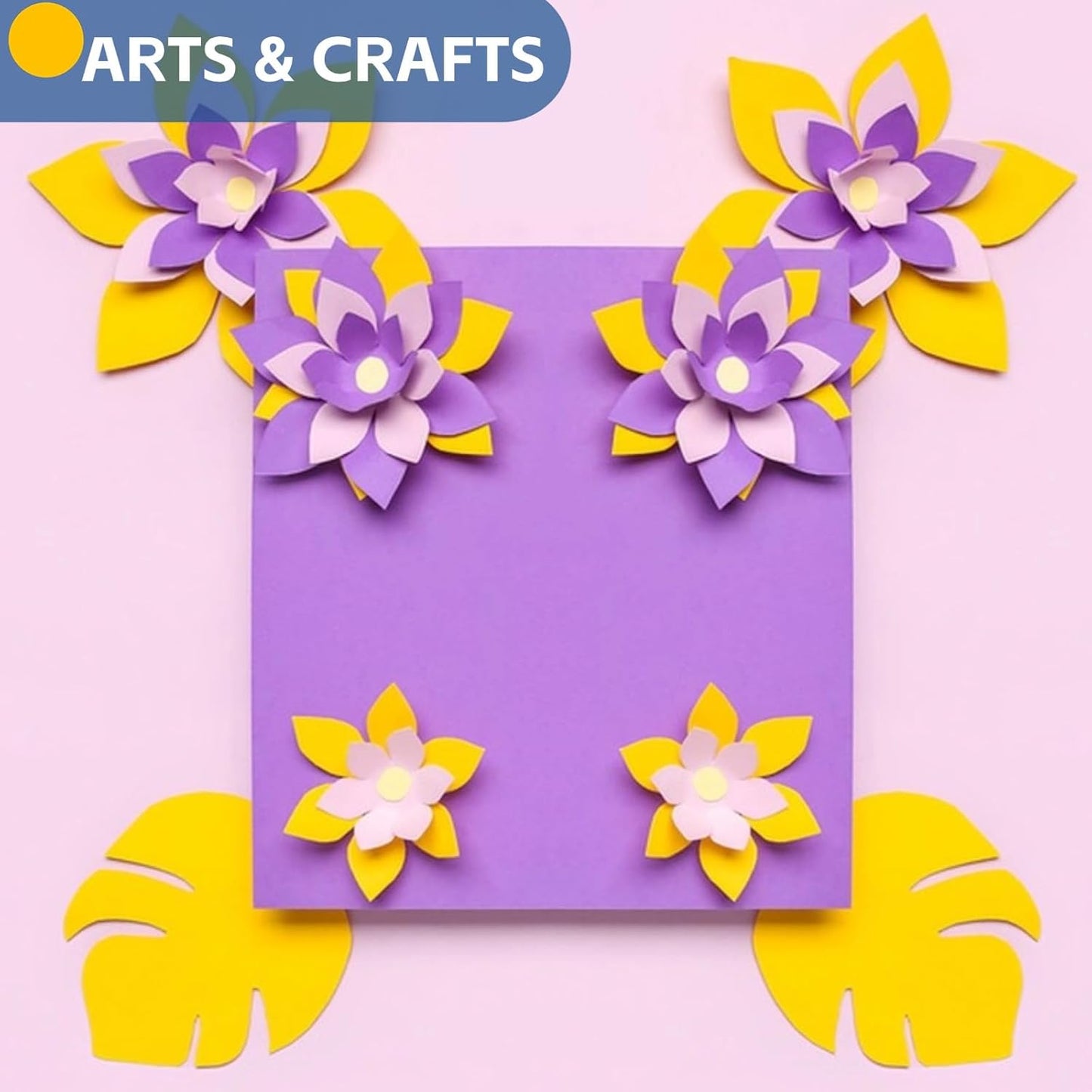 Purple Wrapping Paper, 15"x450" Art Craft Construction Bulletin Board Decorative Paper Roll for Birthday Baby Shower Christmas Mother's Day Mardi Gras, DIY Bouquet Flower Gift Wrap, Floral Supplies