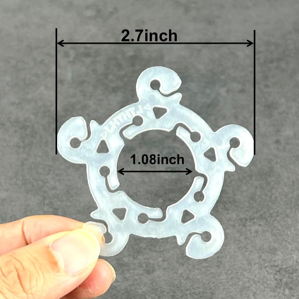 80 Balloon Clips and 100 Dots Glue Points and a Tie, Connector, for wedding, parties, etc. Arch tool