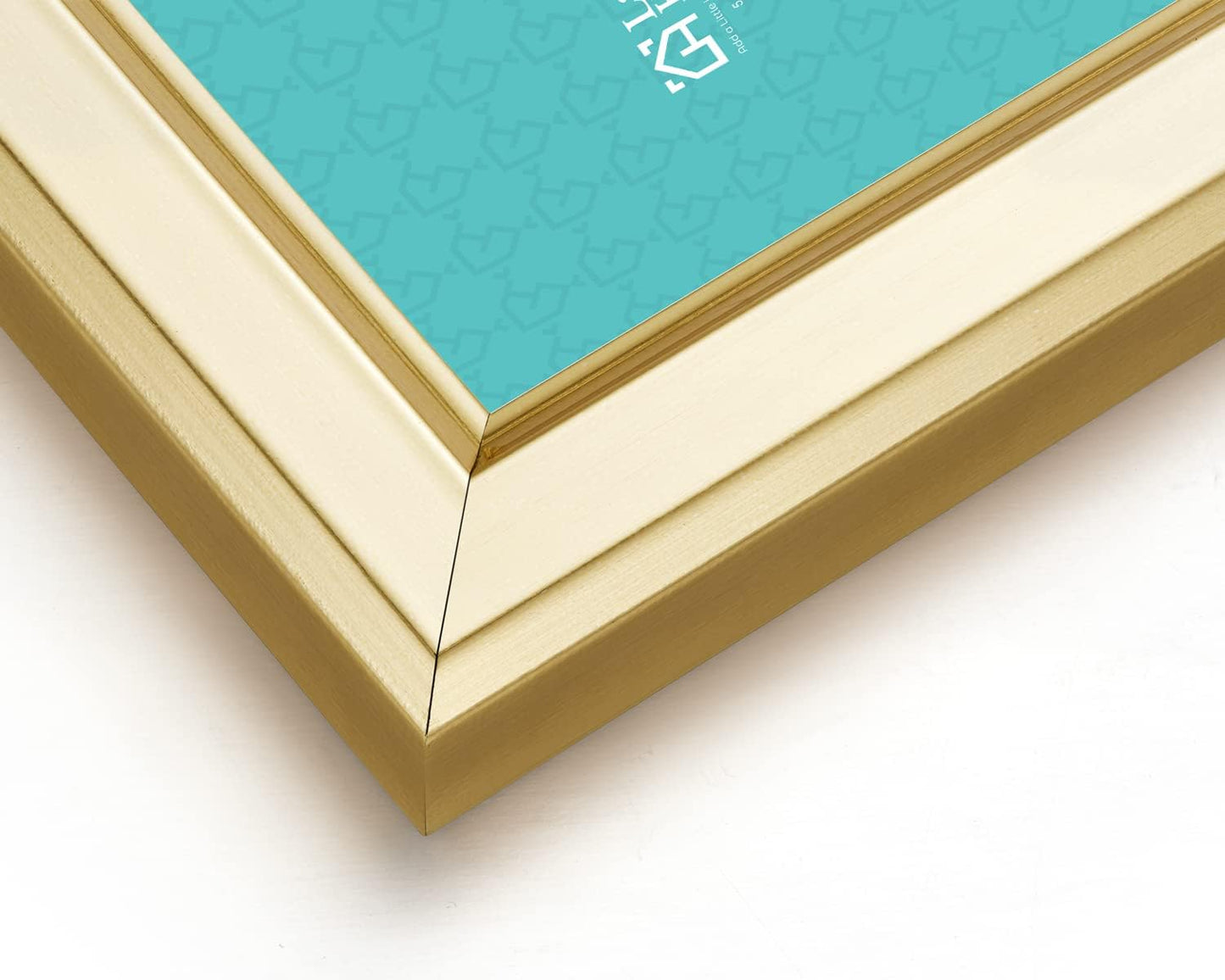 LaVie Home 5x7 Picture Frames (12 Pack, Gold) Simple Designed Photo Frame with High Definition Glass for Wall Mount & Table Top Display, Set of 12 Classic Collection