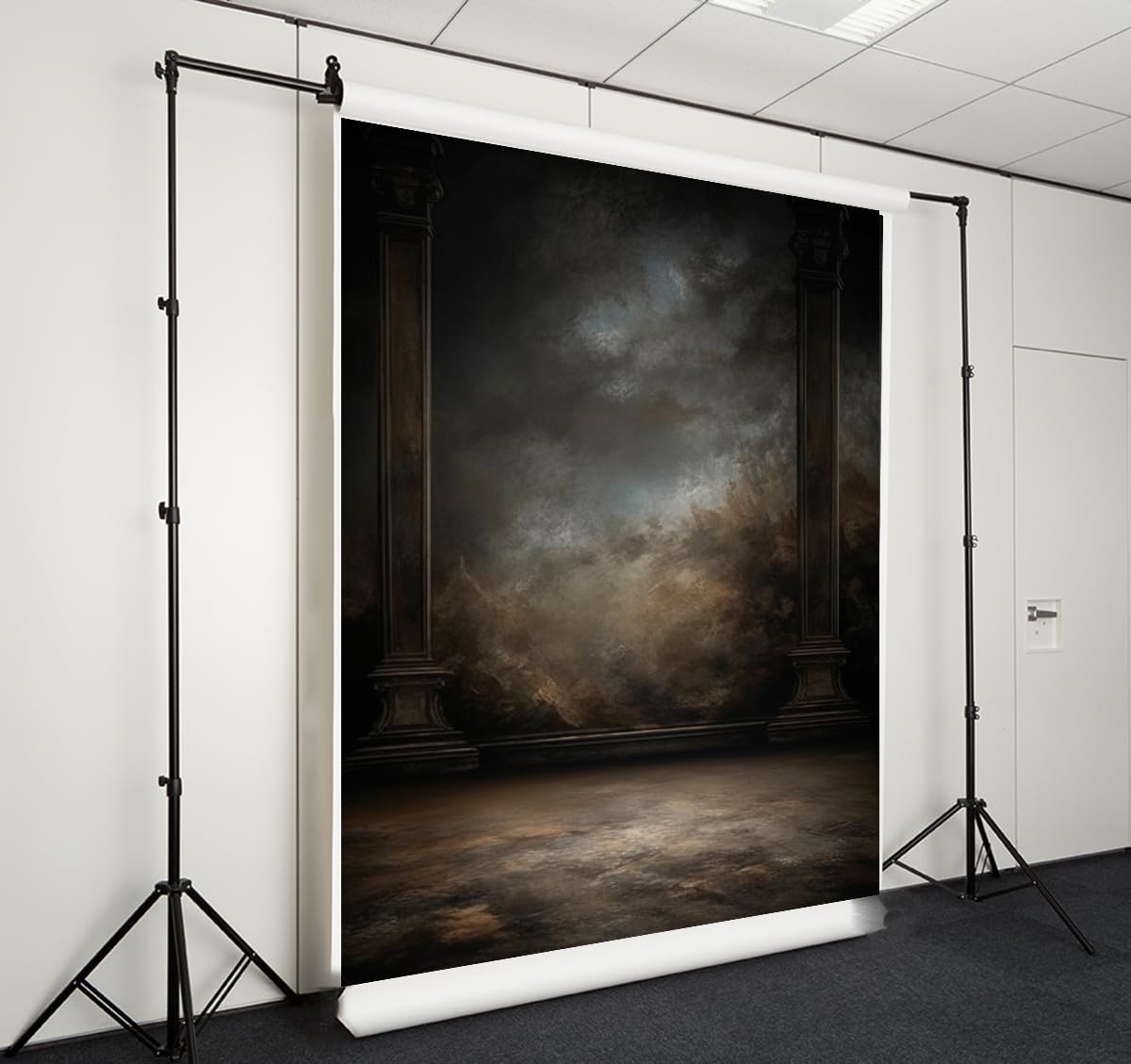 6.5x10ftDark Vintage Photography Backdrops Portrait Photo Backdrop Wedding Bridal Show Birthday Background for Studio Props