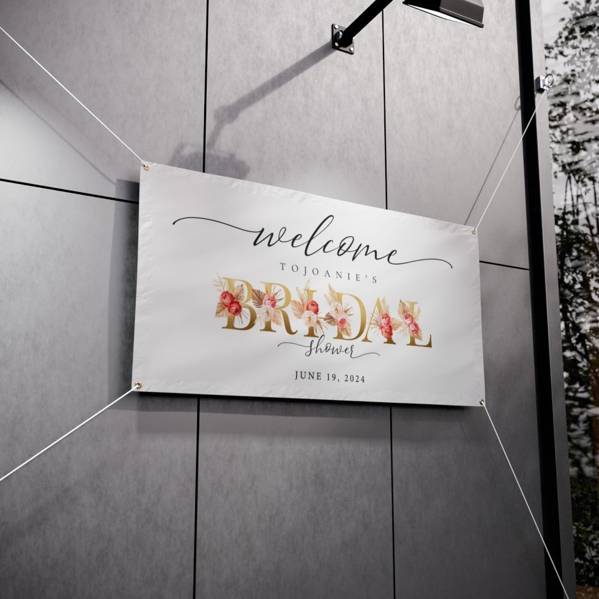 Personalized Bridal Shower Banner, Bridal Shower Banner, Bridal Shower Welcome Banner, Bridal Shower Banner, Bridal Shower Decorations, Greency Bridal Shower Banner, Custom Bridal Shower Banner #3