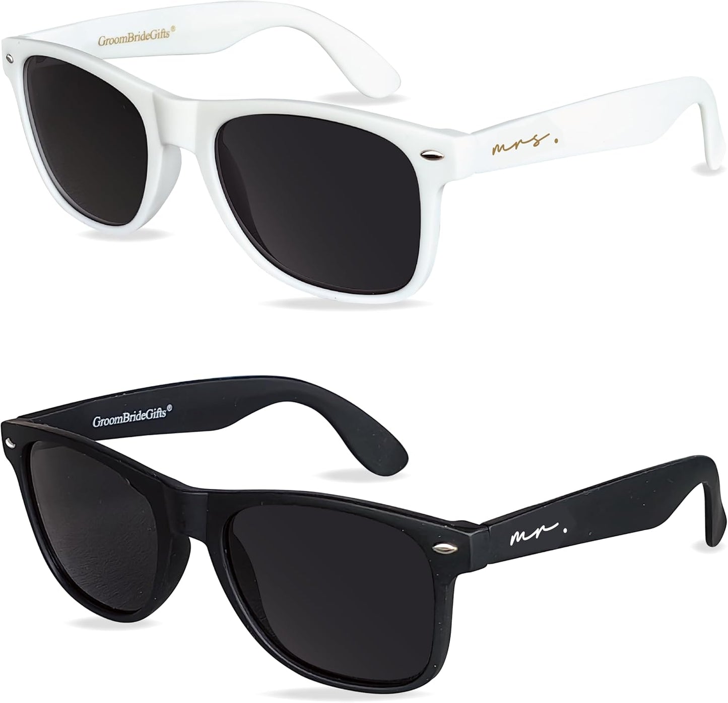 Bride and Groom Polarized Sunglasses for Wedding – UV400 Protection, Lightweight & Stylish Couple Sunglasses