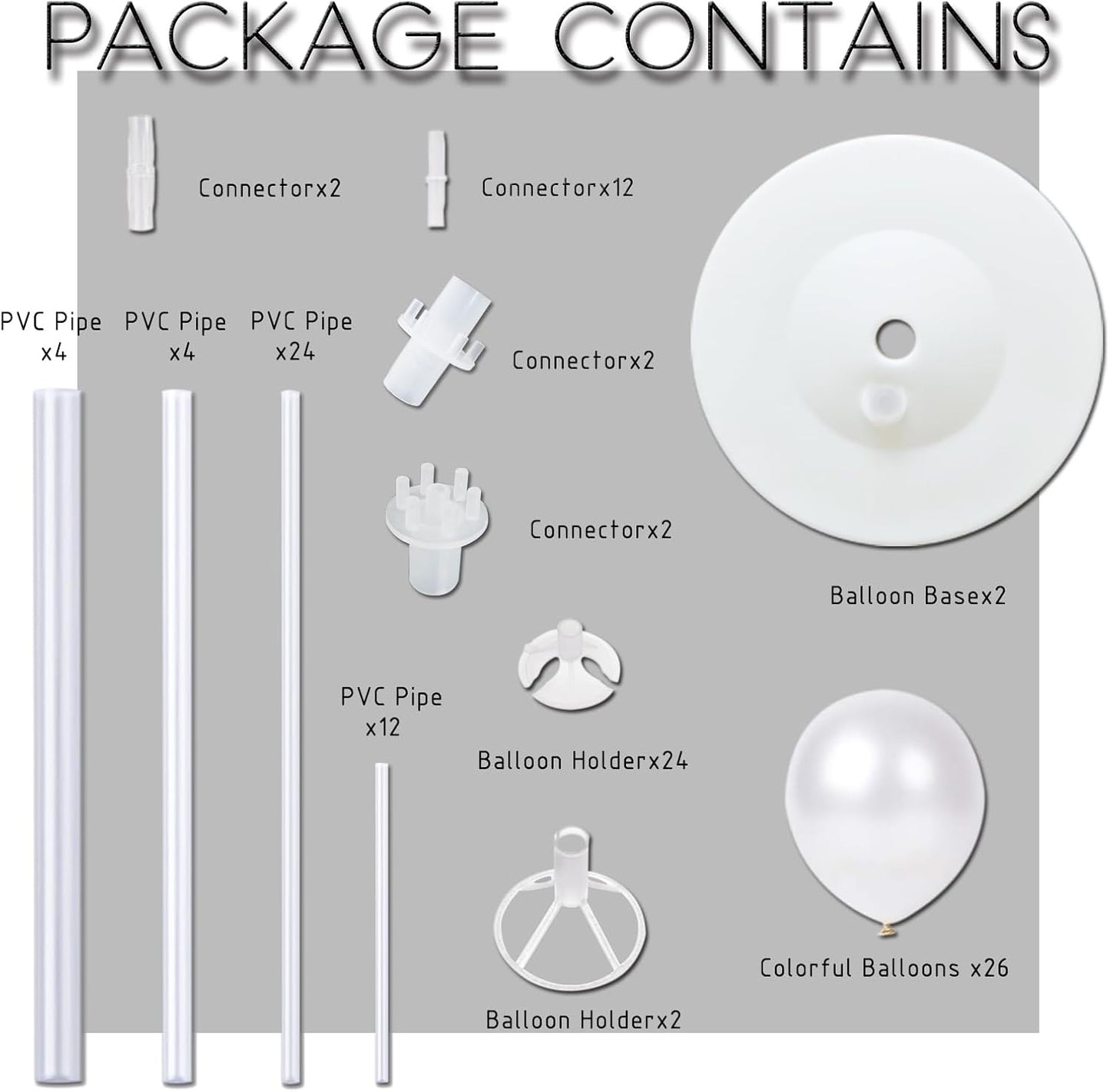 Balloon Sticks with Base for Floor or Table,Metallic Pearl Baby Blue Balloon Column Stand Kit with Balloons,Base&Pole,Backdrop Decoration for Party Wedding Baby Shower Birthday Graduation