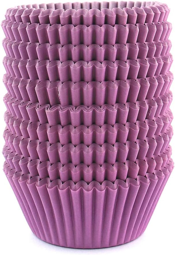 Baking Cups Cupcake Liners, Standard Sized, 300 Count (Purple)