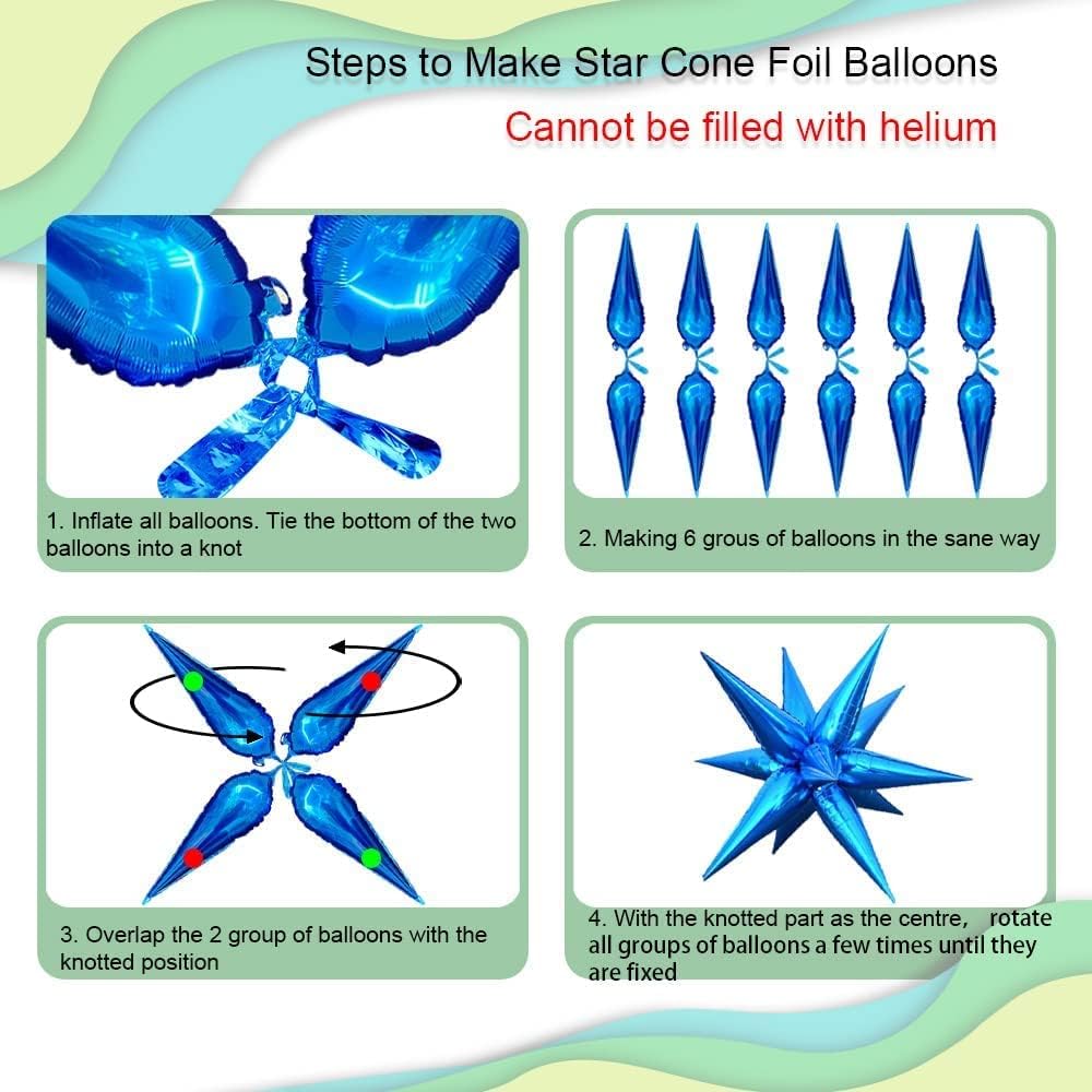 3pcs 26inch caramel Star foil balloons.blush Explosion Star burst star balloon-Spike cone balloon for birthday party decorations,wedding,Bachelor party