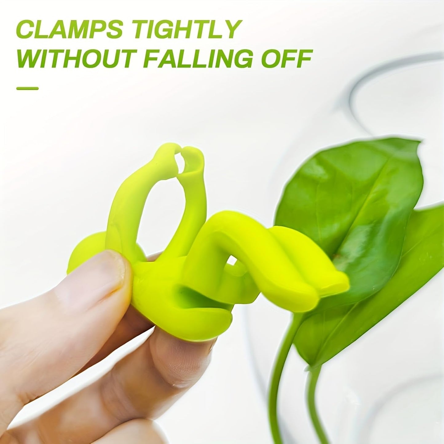 24-pcs Plant Propagation Buddy, Plant Cutting Holder for Stems, Sprouts and Shoots, Plant Propagation Friends for an Indoor Garden or a Plant Propagation Station (24, Green)