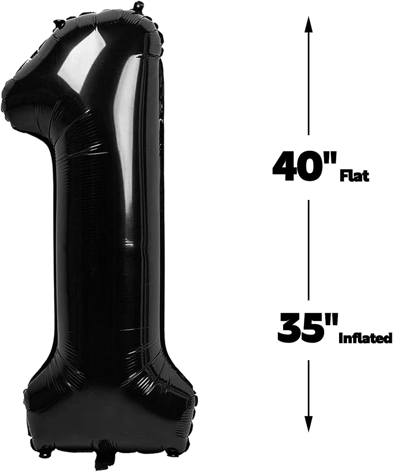 Black Number 21 Balloon 40 inch, Numbers 21 12 Birthday Balloons for Boy Girl, Black Foil 21 Balloon for 21 12 Birthday Party, Anniversary Celebration Decorations