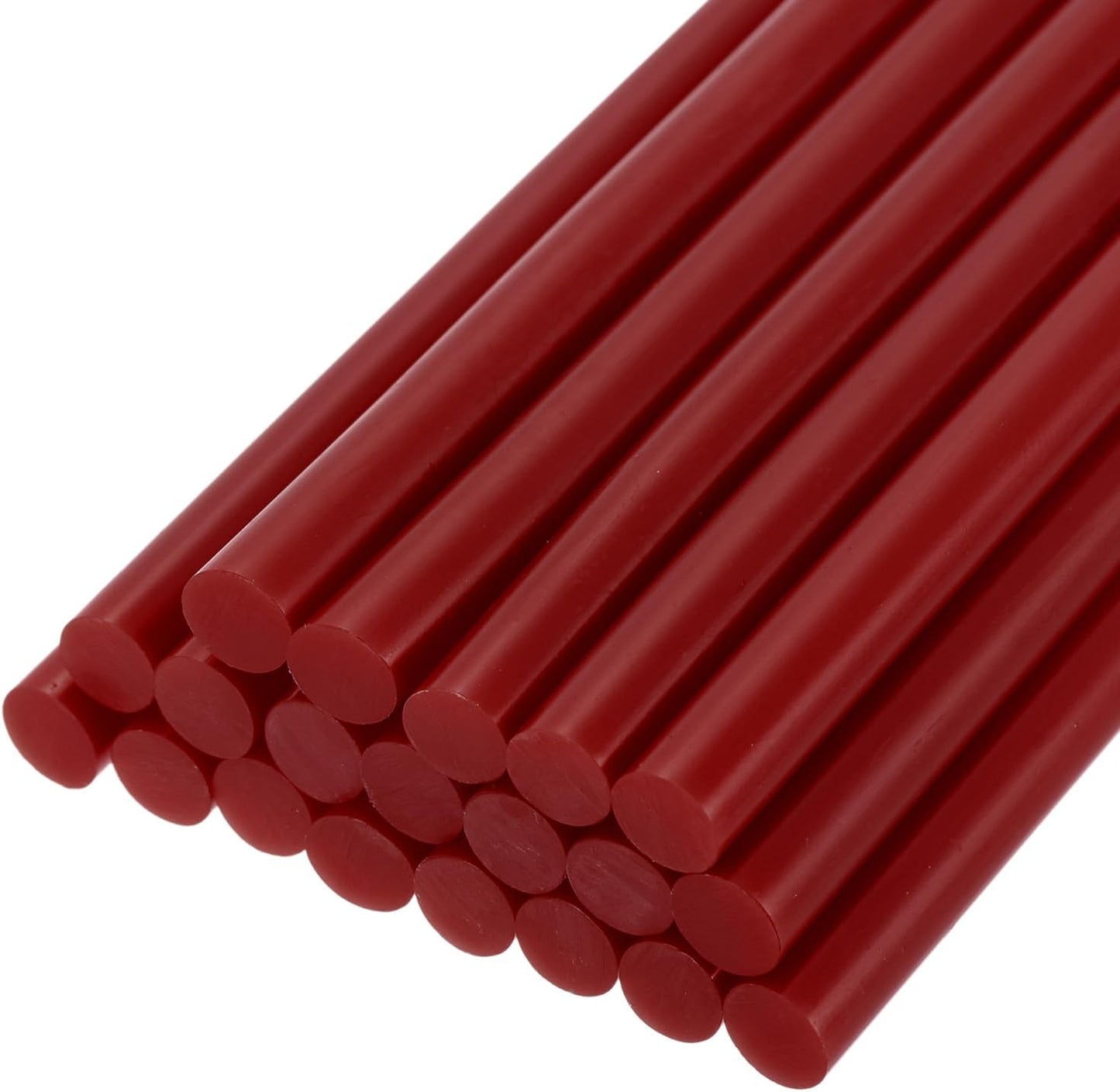uxcell 20pcs Hot Glue Sticks for Glue Gun 7mm/0.27-inch x 4-inch Mini Hot Melt Adhesive Glue Stick Wine Red