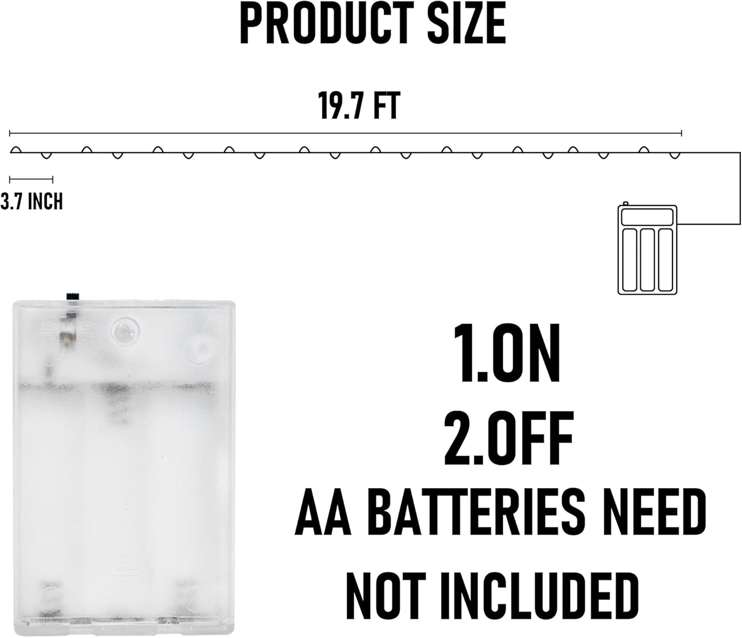 Dazzle Bright Fairy Lights Battery Operated, 4 Pack Total 80FT 240LED Silver Wire Waterproof String Lights, St. Patrick's Day Christmas Decorations for Indoor Outdoor Bedroom Yard Decor, Green