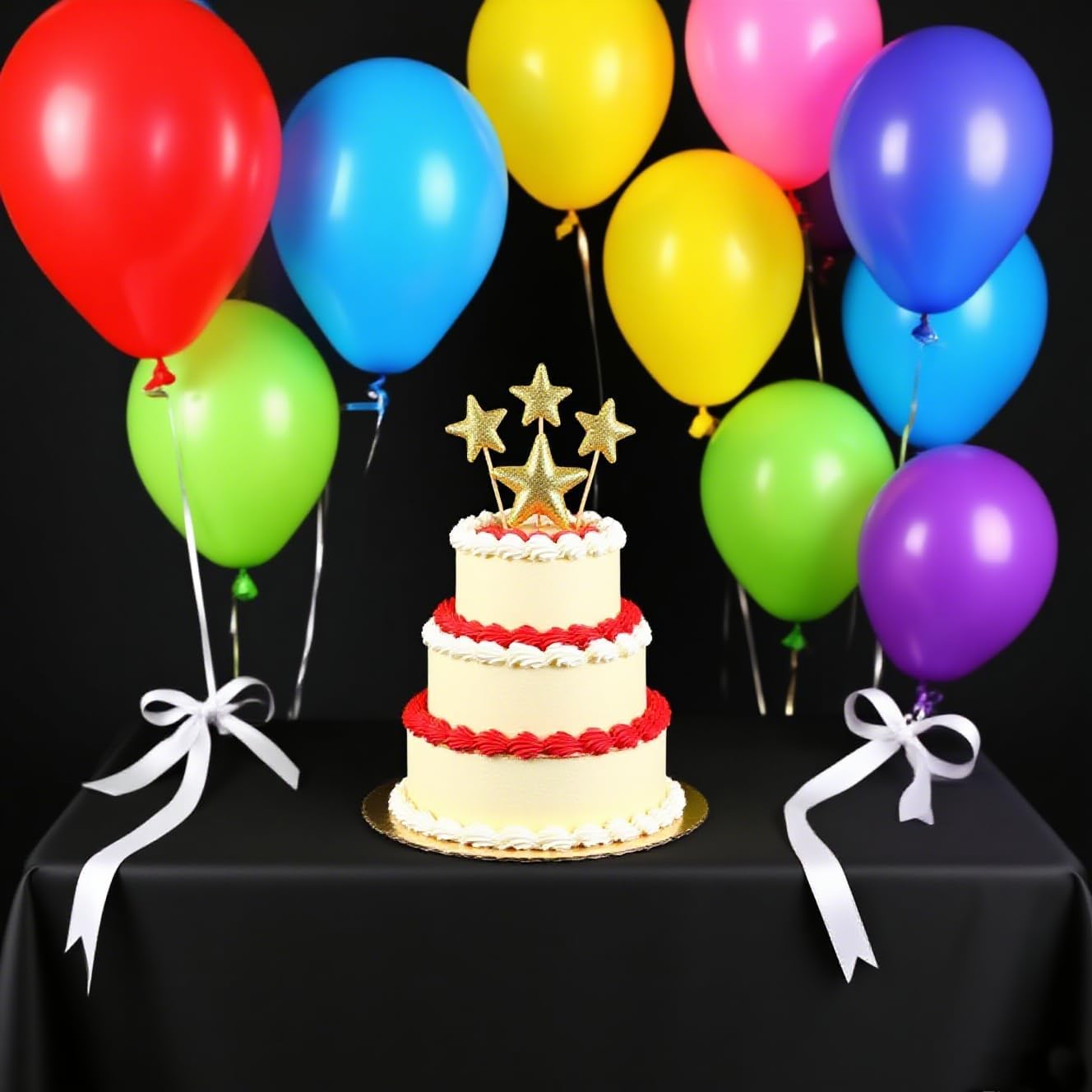 Black Backdrop for Photography Durable Fabric Background Photo Backdrop Video Photography Studio (5x7ft, Black)