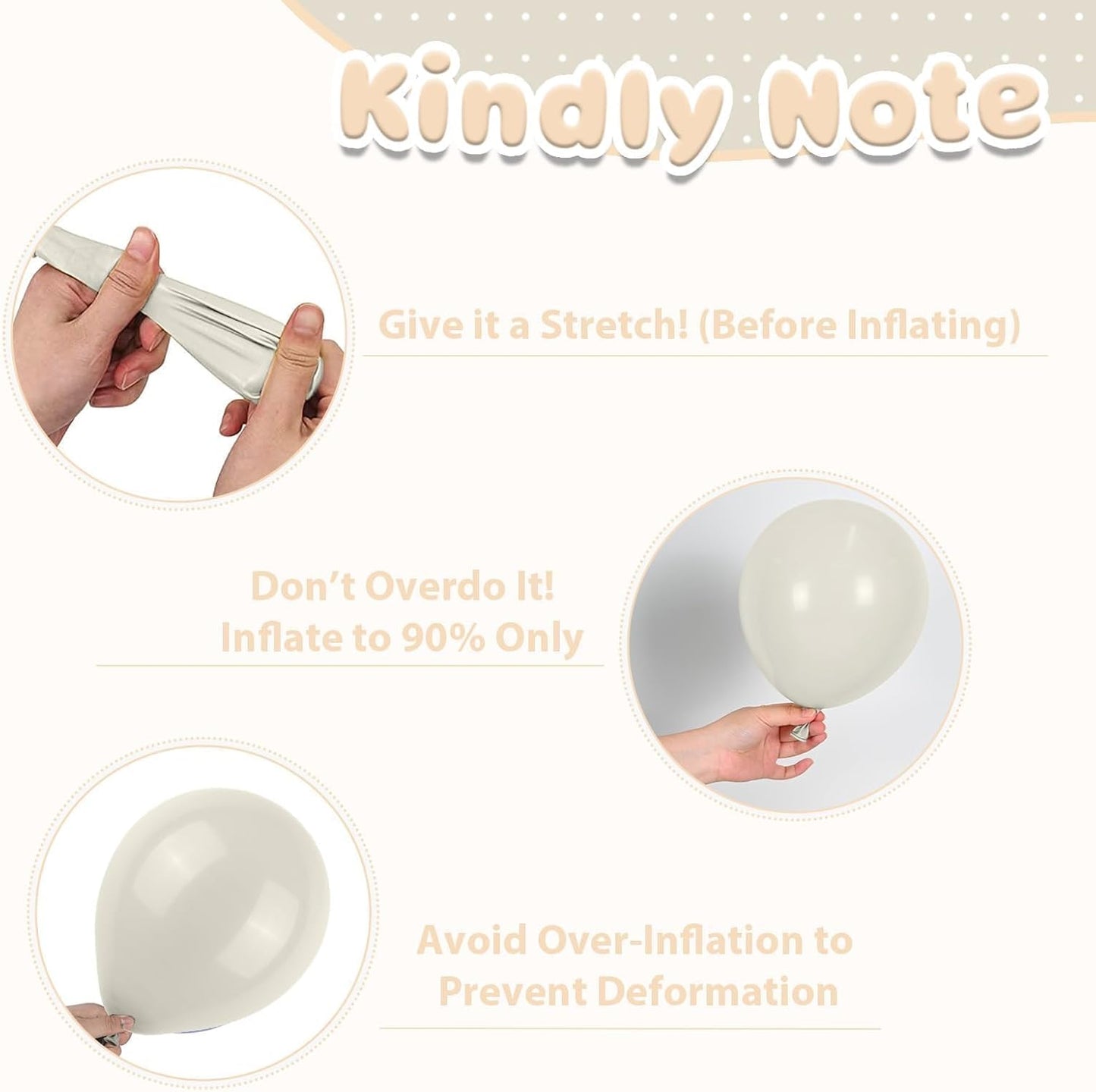 White Sand Black Balloons Set,12Inch Black Cream White Balloons for Wedding Bridal Shower Bachelorette Anniversary Birthday Party Decorations