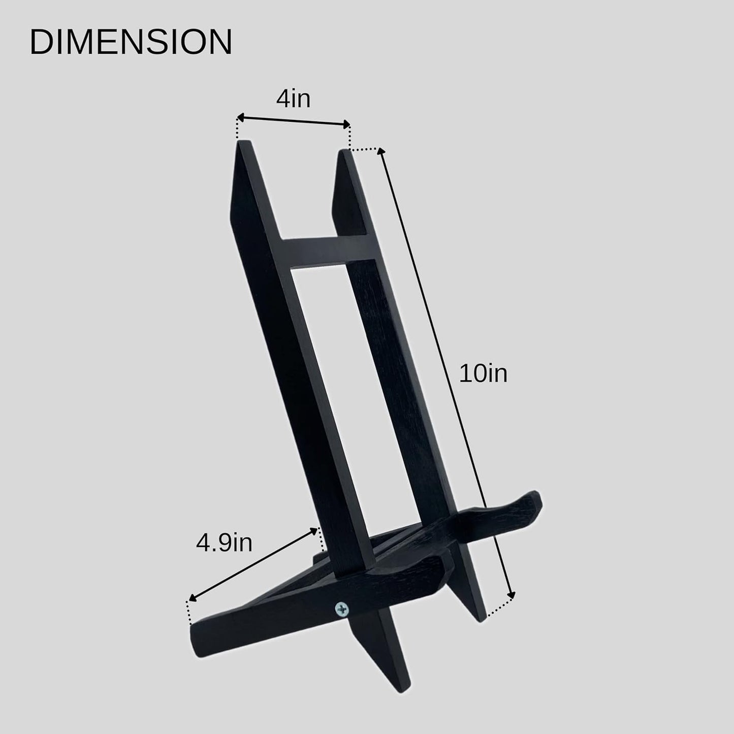 9 Inch Tabletop Easel Stand | Small Canvas Painting Display Easel Stand - Black | Canvas Paintings, Arts & Crafts, Frames, Wedding | Kids, Artists, Adults (4-Pack)