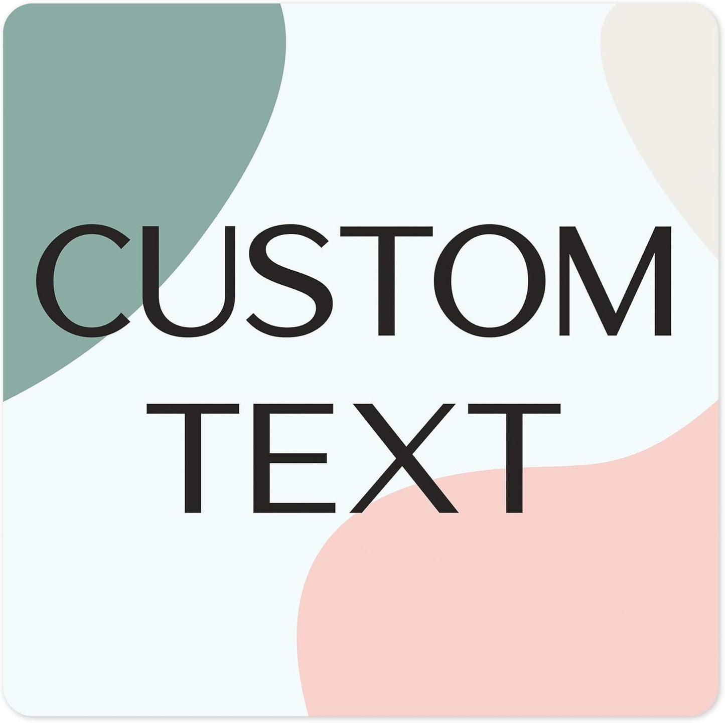 Custom Sign, Custom Street Sign, 11 Font Colors, 13 Font Styles, 4 Hole Options, 22 Sizes, 12x12 Inches, Rust Free DiBound, Fade Resistant, Made in USA by My Sign Center (Minimalist)